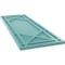Ekena Millwork True Fit PVC Bungalow Fixed Mount Shutters, Pure Turquoise, 12W x 44H, PR TFP001BG12X044PT - alternate 2